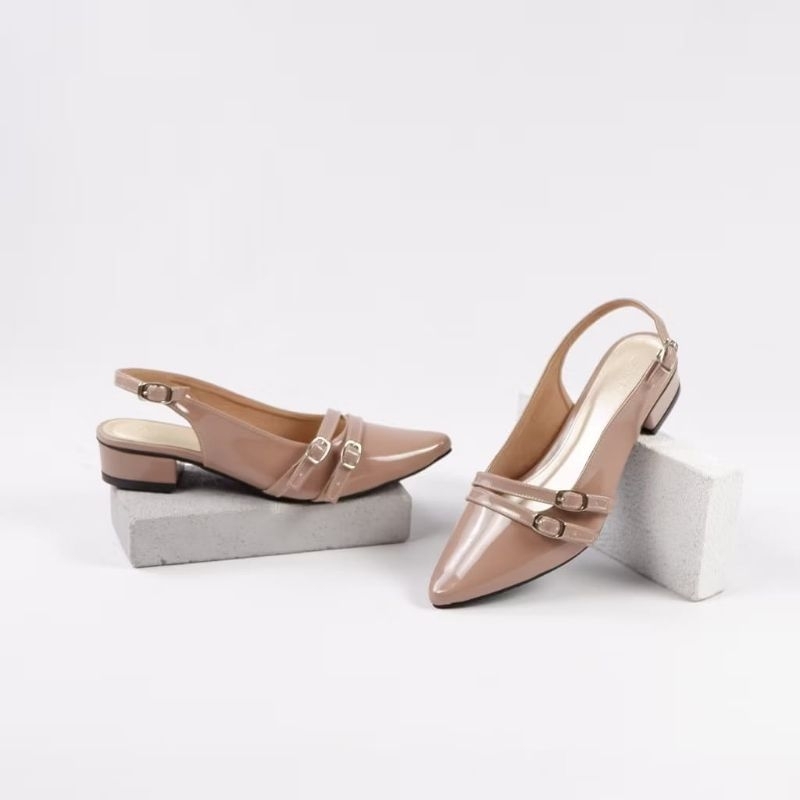 HEELS WANITA MULES TINGGI HAK 3CM