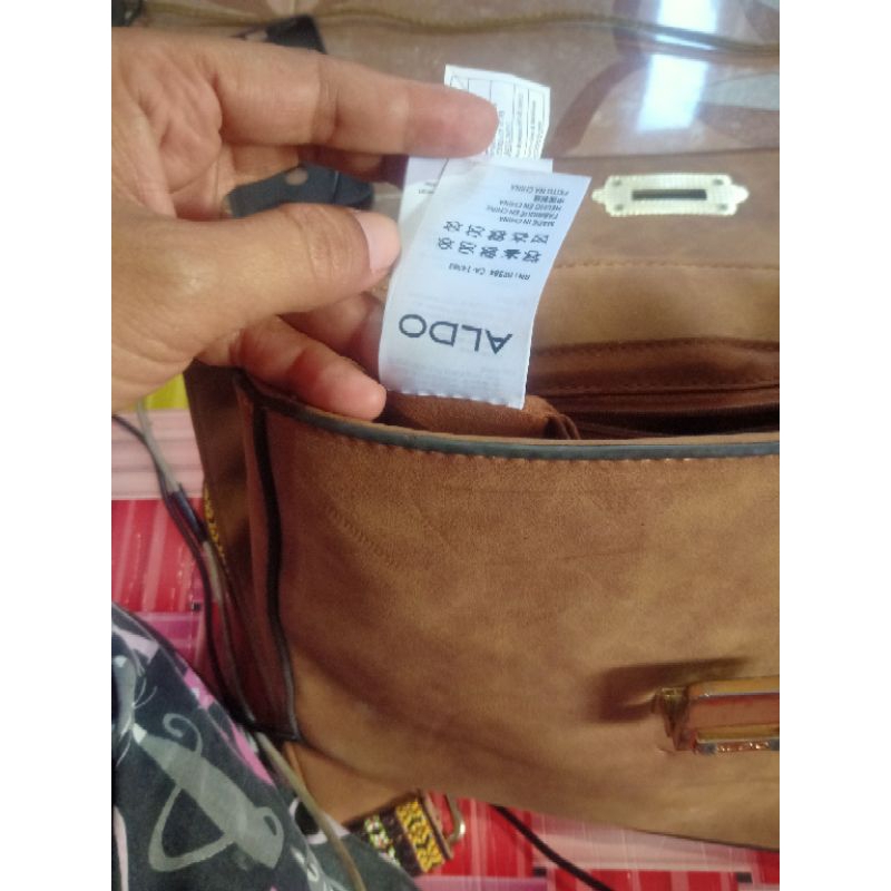 tas kulit sapi asli brand aldo (plus admin)