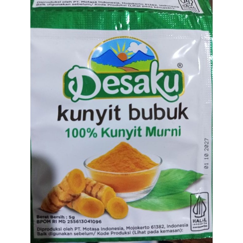 

Kunyit Bubuk DESAKU 1 saset