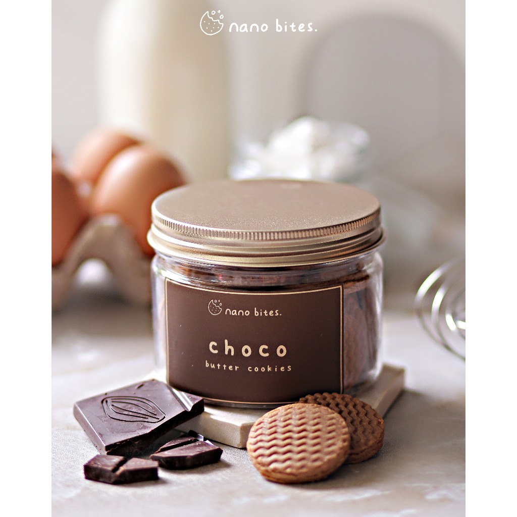 

[Nano Bites] Single Jar Butter Cookies Choco Flavour
