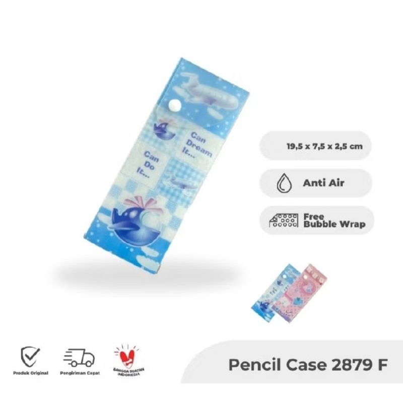 

PENSIL CASE 2879 FANCY TOPLA/TEMPAT PENSIL MURAH
