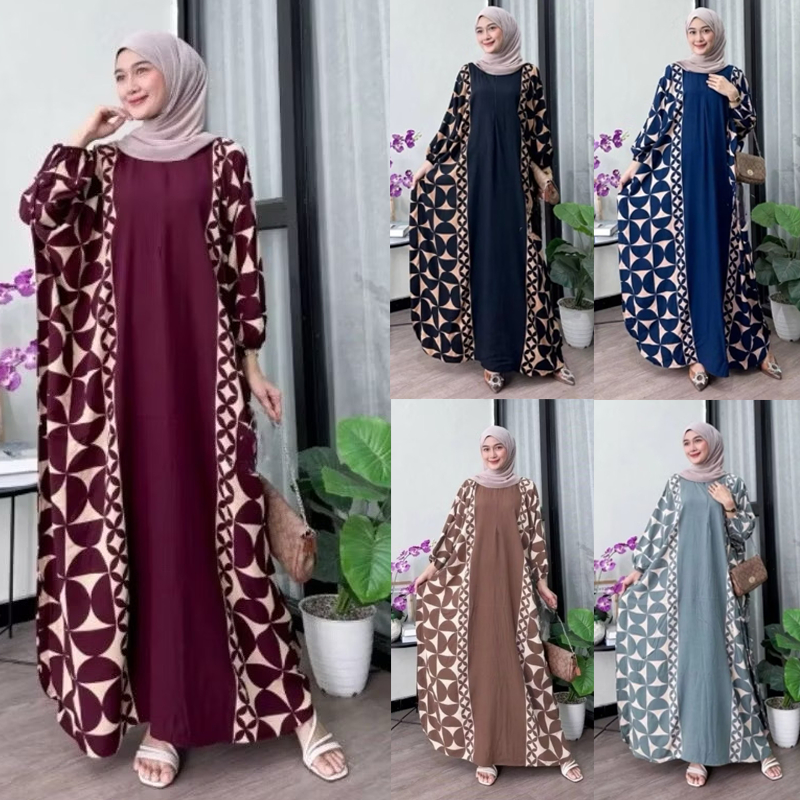 Kaftan Susan Modern Kekinian Dress Wanita Busui Jumbo Daster Kekinian By Afareen Mode