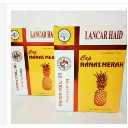 

Jamu Nanas Merah Lancar Haid (isi 10 Sachets)