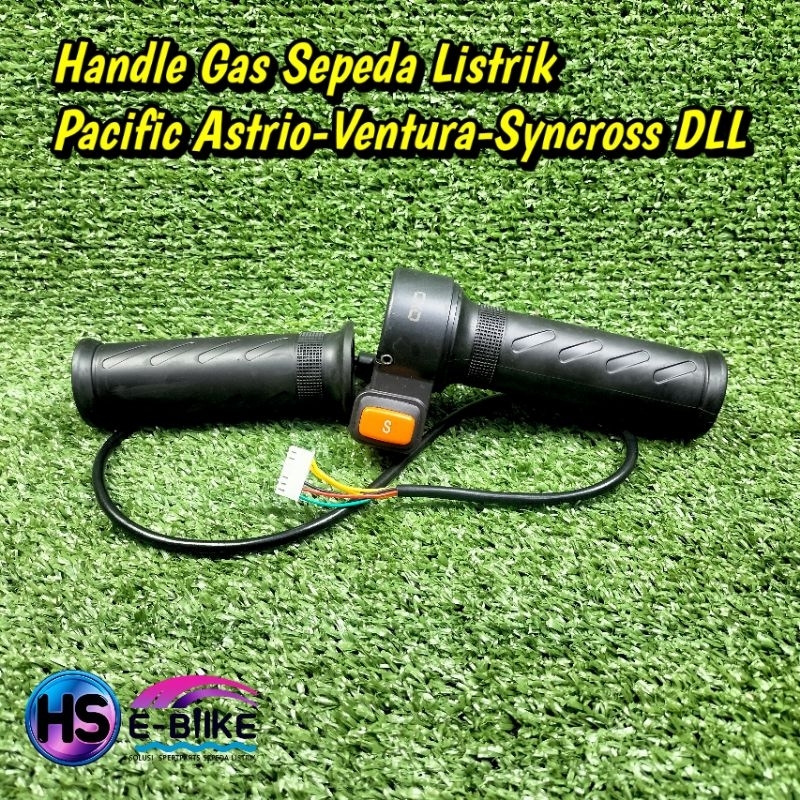 THROTTLE / HANDLE GAS SEPEDA LISTRIK PASIFIC ASTRIO~SYNCROS~VENTURA