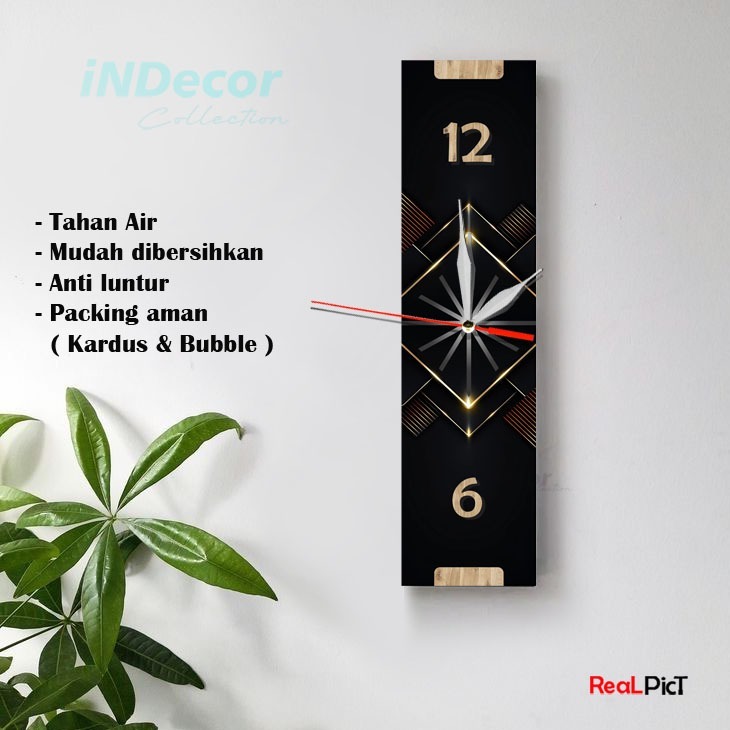 Jam Dinding Estetik / Jam Dinding Minimalis / Jam Dinding Klasik Kamar Tidur Kotak Mini