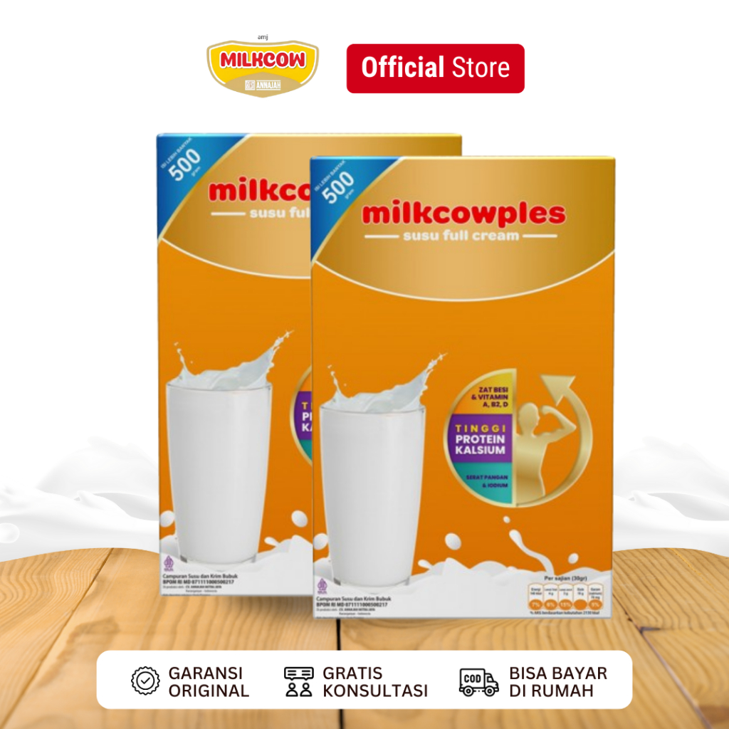 

Amj Milkcow Annajah Susu Penambah Berat Badan Full Cream 500gram