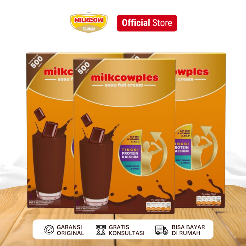 

Amj Milkcow Annajah Milk Weight Ssusu Gemuk Anak Dan Dewasa 500gram