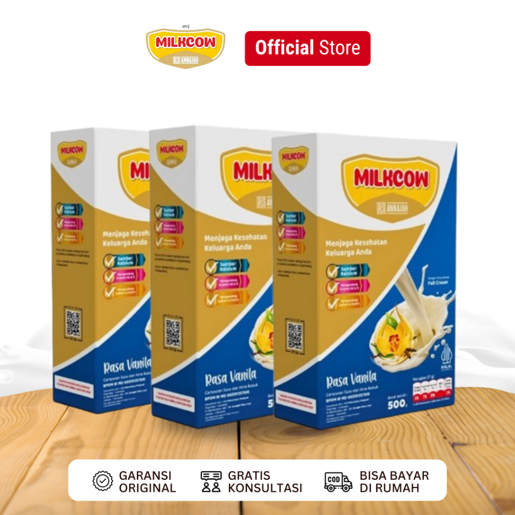

Amj Milkcow Annajah Milkcowplus Susu Sapi Rasa Kurma 500gram