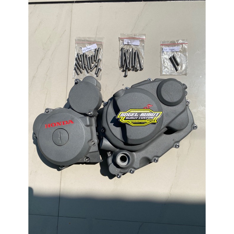 KODE W6H baut baud L stainles custom bubut kalter bak kanan kiri kopling mahnet magnet magnit tiger 