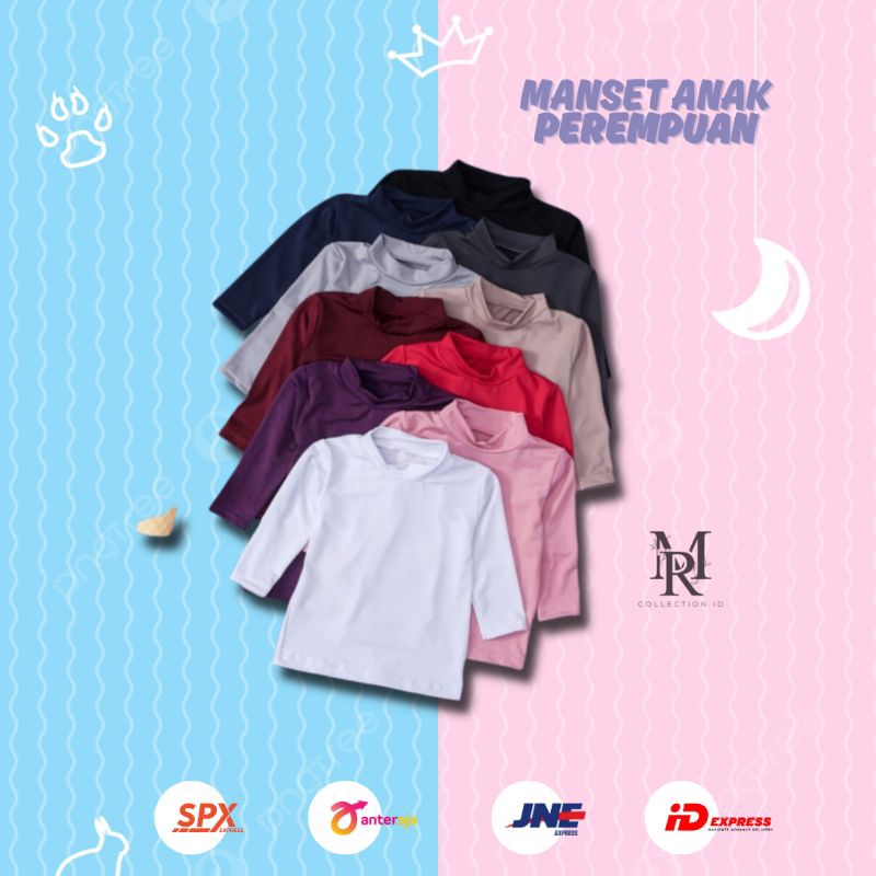 Termurah Baju Manset Anak 2-16 Tahun Mangset Anak Perempuan Lengan Panjang