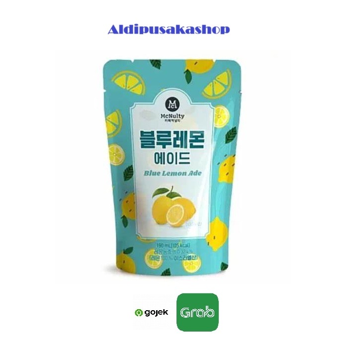 

MCNULTY Blue Lemon Ade 190ml - Es Soda Lemon Made In Korea