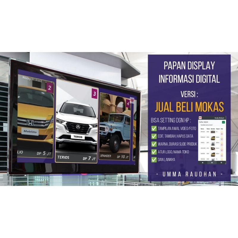 Aplikasi JB Mokas untuk TV Digital Informasi