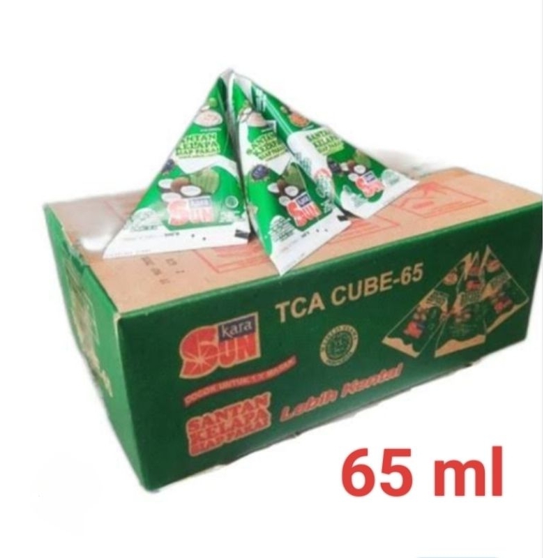 

Kara Santan instan 65 ml. 1 kardus isi 36 pcs