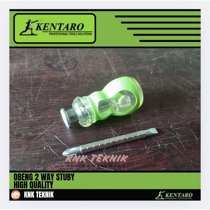 Obeng Stuby Obeng Cebol 2½" Bolak Balik Magnet Handel Aclerik