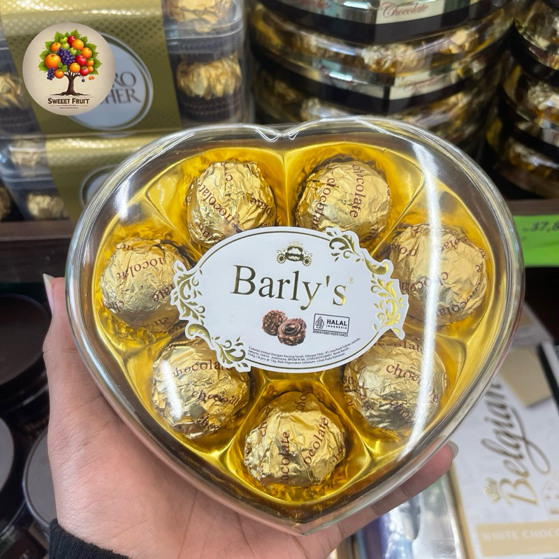 

Barly Chocolate Hazelnut | Coklat Susu Hazelnut Isi 8 Pcs Gift Box love
