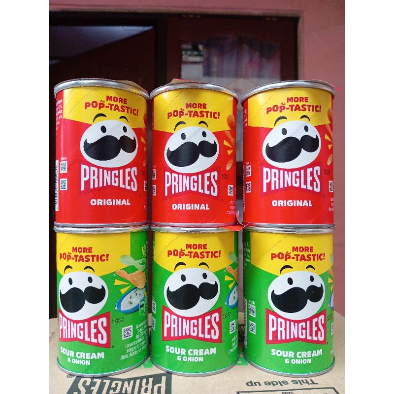 

Pringles Mini Original dan Sour Cream Onion 1 paket isi 2 pcs