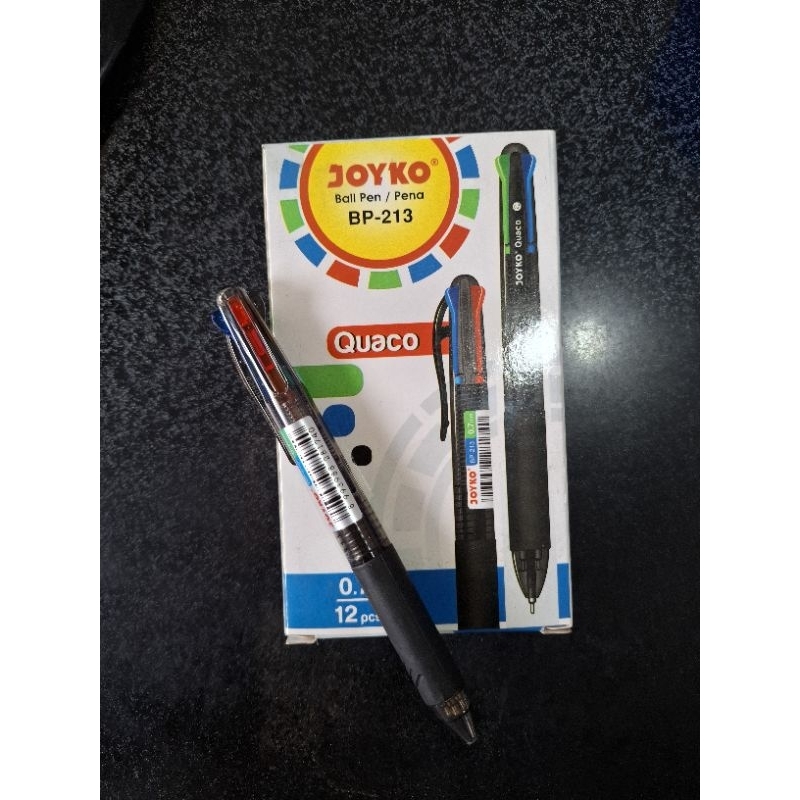 

Pena Quaco Joyko BP-213 Pena 4 warna 0.7mm