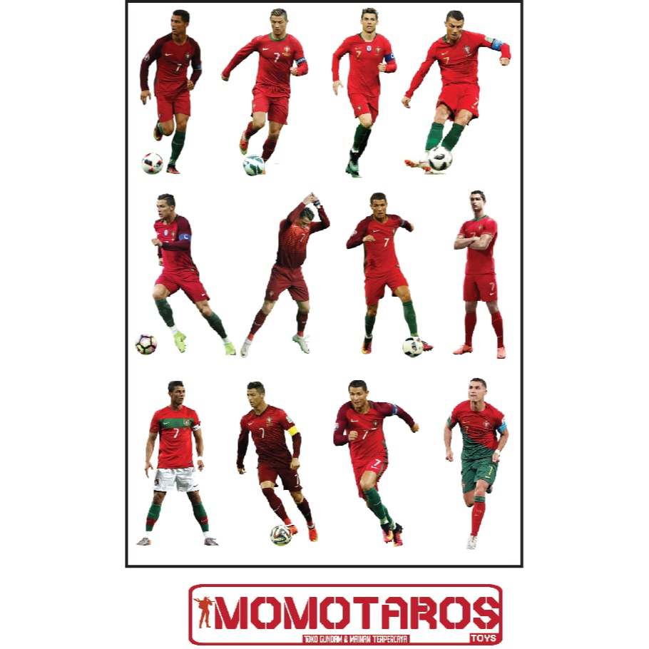 

Sticker Cristiano Ronaldo soccer 1 pc