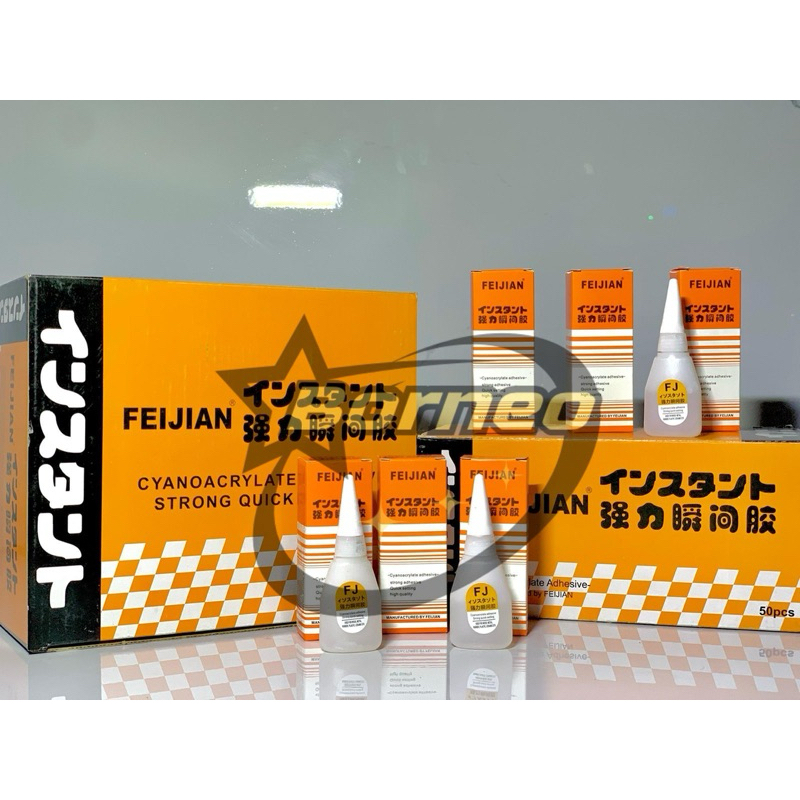 

Lem G Korea Feijian Serbaguna / Power Glue / Super Glue Lem Korea Barcode Kualitas Super Bagus