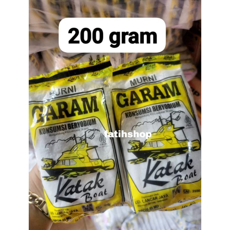 

garam cap katak // garam yodium // garam murah 200g