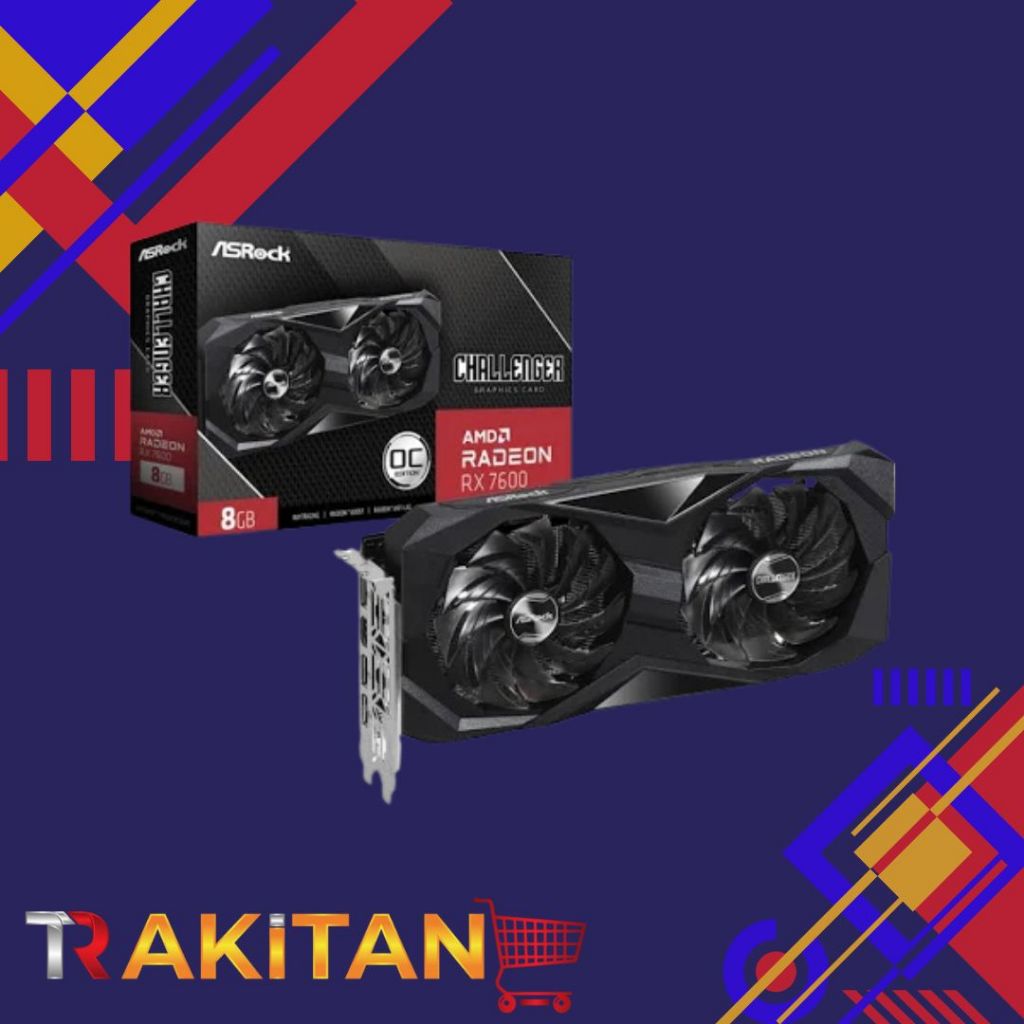 ASRock RX7600 Challenger 8G OC (RX7600 CL 8GO)