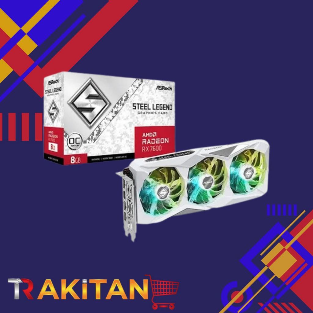 ASRock RX7600 Steel Legend 8G OC (RX7600 SL 8GO)