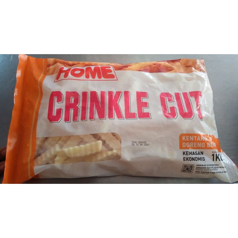 

HOME KENTANG CRINCKLE CUT 1 KG