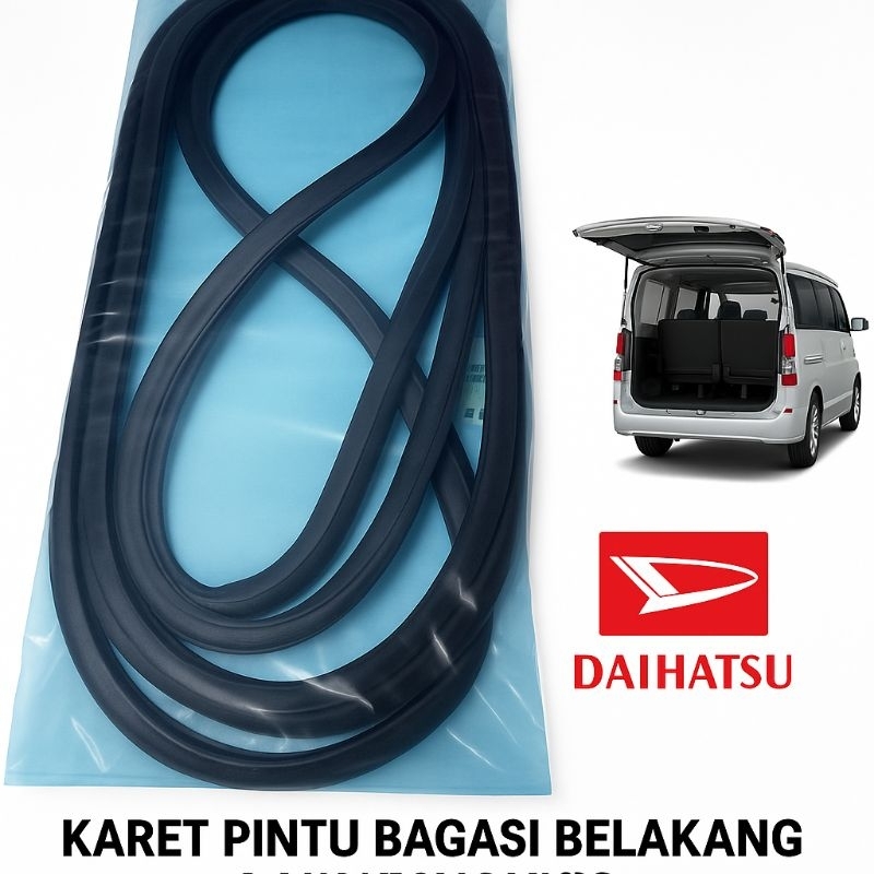 KARET PINTU BAGASI BELAKANG MOBIL DAIHATSU LUXIO