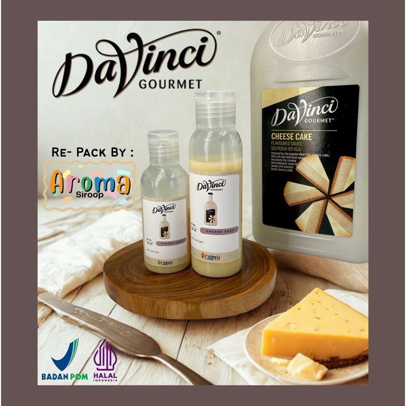 

Davinci Sauce - HARGA PROMO!! SPECIAL PRICE !!! exp pendek Juli REPACK Davinci gourmet sauce Cheese Cake ( 100ml - 50ml ) Asli 100% ORIGINAL