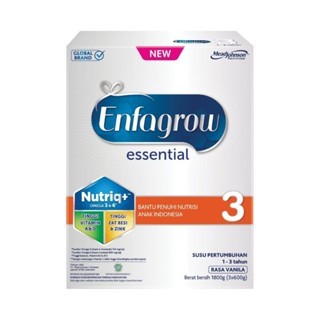 

Enfagrow Essential 3 (1-3 Tahun) 1800gr Vanila - Susu Formula