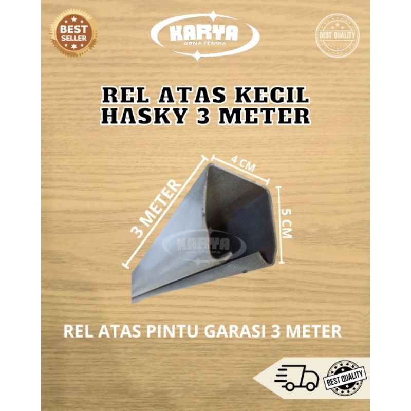 Rel atas Hasky Henderson kecil / Hasky panjang 3 meter | Rel Atas pagar | Rel besi atas Henderson