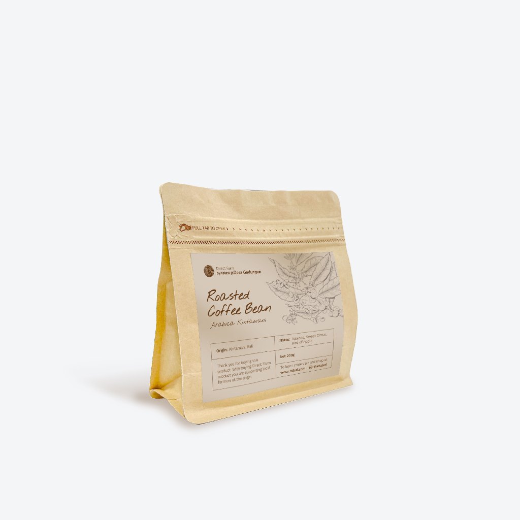 

Arabica Kintamani Roasted Coffee Bean, Kopi Bali 200gr