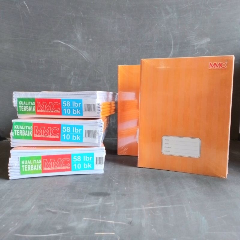 

mh Buku Tulis MMC 58 Lembar Kraft ( Pak 10 Buku ) [ Orinal ]