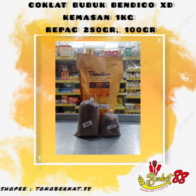 

COKLAT BUBUK BENDICO XD KEMASAN REPACK 250GR & 100GR