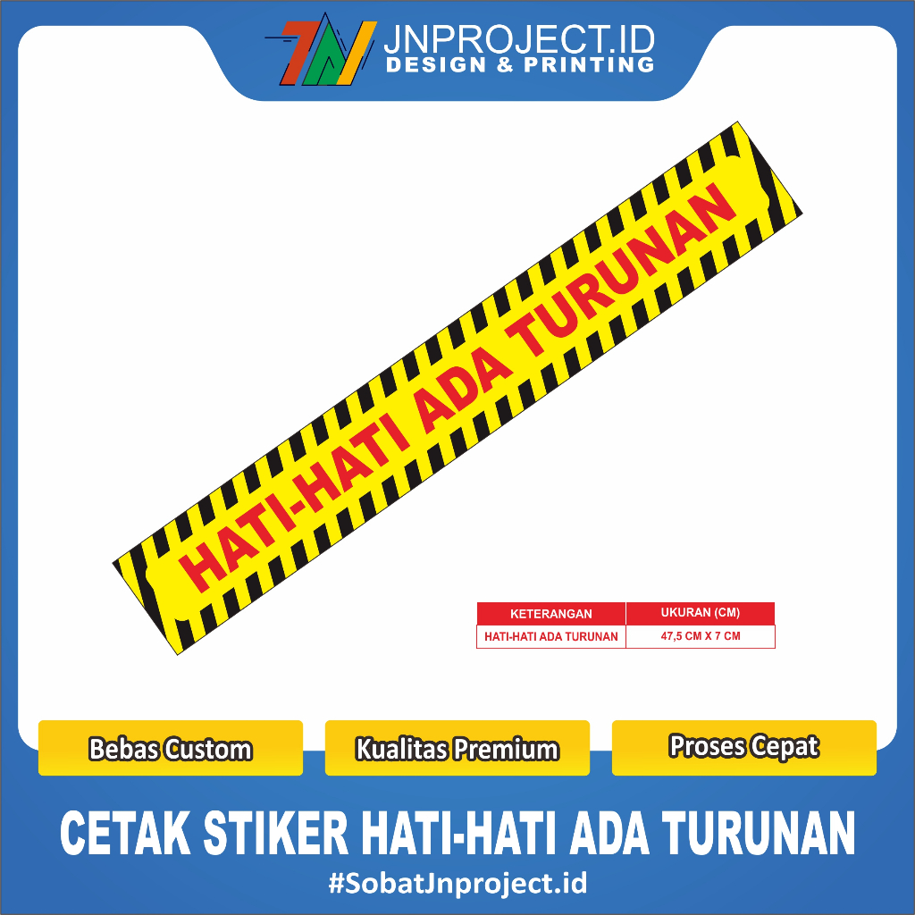 

stiker vinyl anti air HATI - HATI ADA TUTUNAN laminasi glossy
