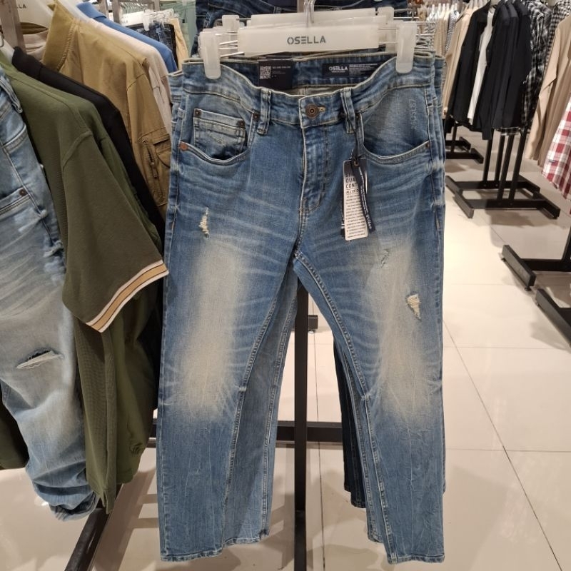Osella Celana Jeans Denim Pria Original 208O220B12