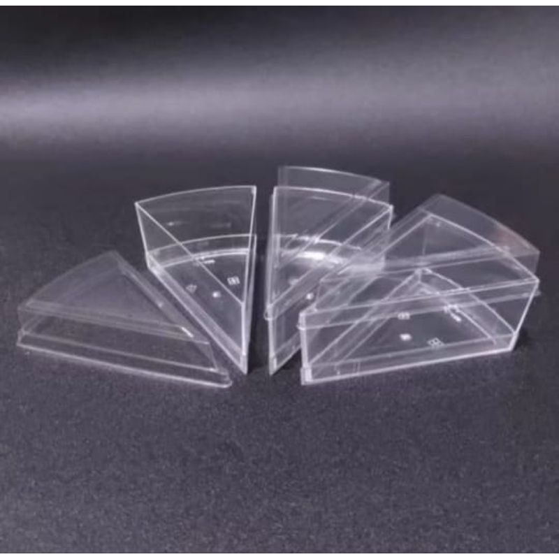 Cup Gelas Pudding/Jelly Segitiga + Tutup CH 3206 10p