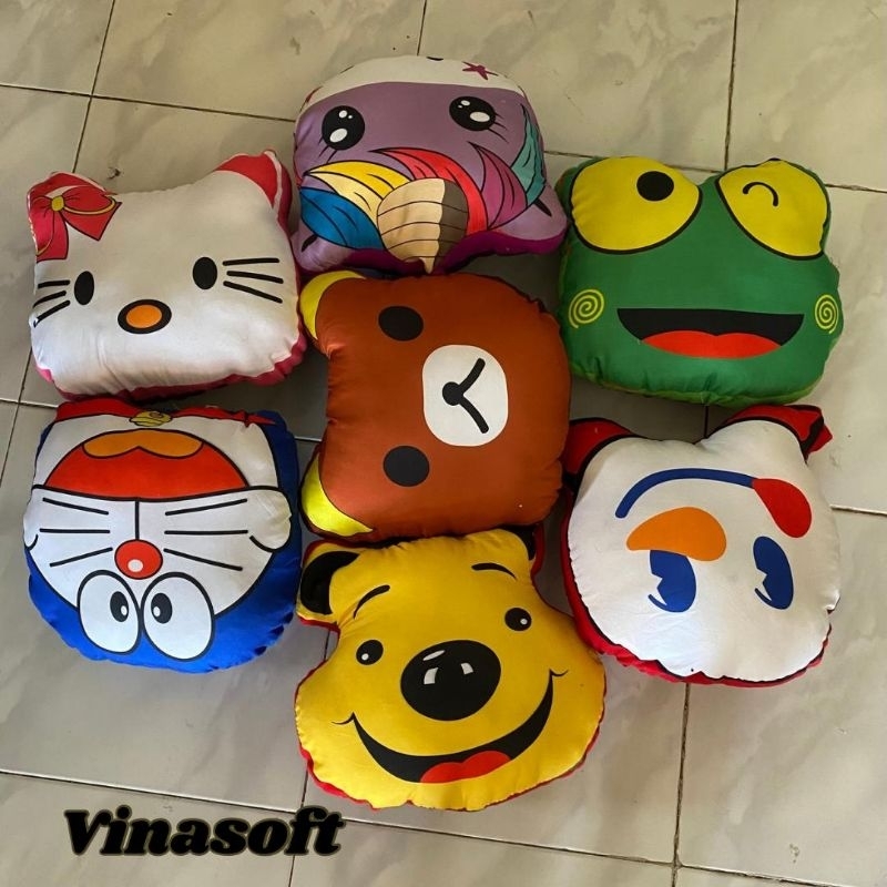 Bantal Kepala Karakter Lucu Kartun/Bantal Kepala anak & Bayi anti Penyang