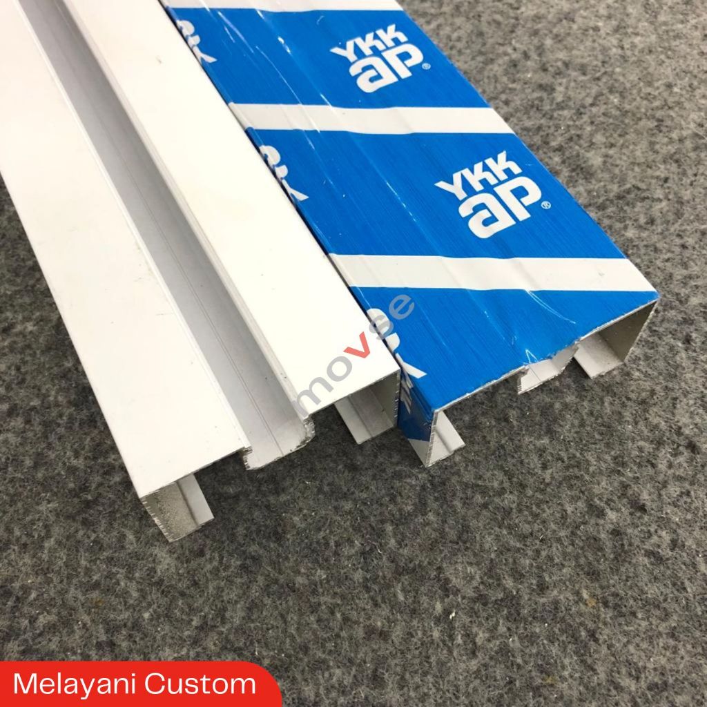 Kusen Aluminium YKK ap SF-70 / 3" Putih / Hitam