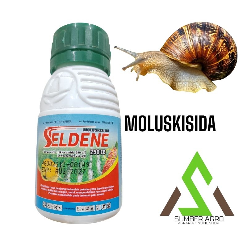 [ ORI 100% ] MOLUSKISIDA SELDENE 100ML 250 EC / RACUN KEONG, RACUN SIPUT / PEMBASMI KEONG MAS, SIPUT
