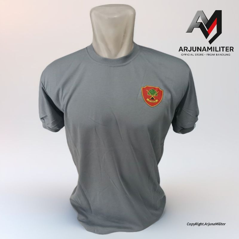 Kaos Linmas Abu | Kaos Hansip Abu | Kaos Linmas Pendek | Seragam Satlinmas | Kaos Linmas Hansip Terb