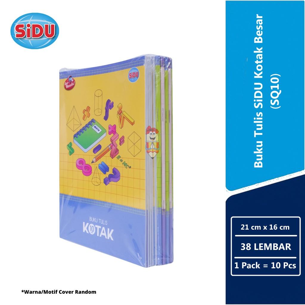 

SIDU Buku Kotak SQ10 / pak