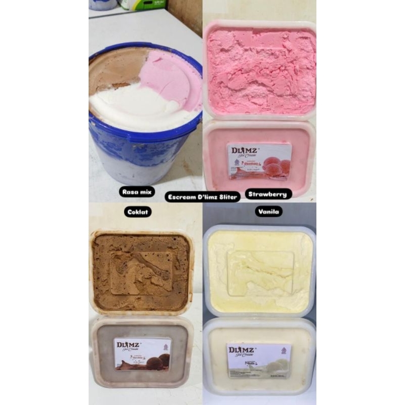 

Ice Cream | eskrim Dlimz 8 Liter