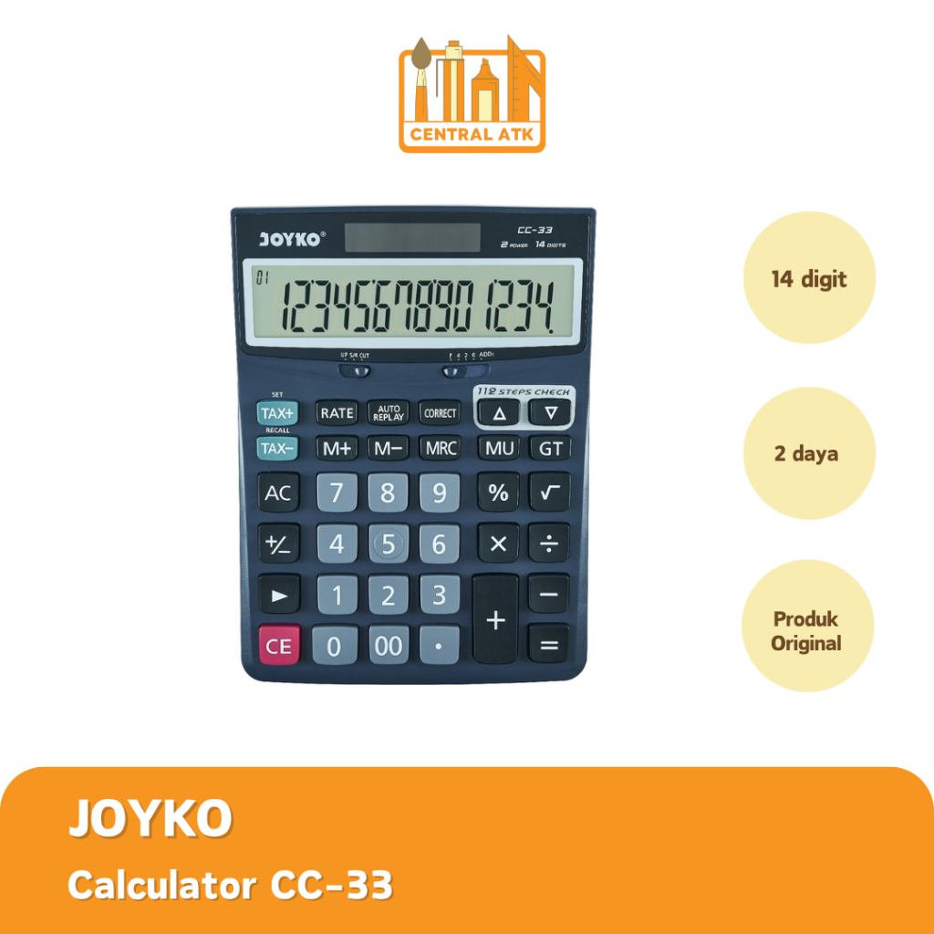 

CALCULATOR / KALKULATOR JOYKO CC-33 (1 PCS)