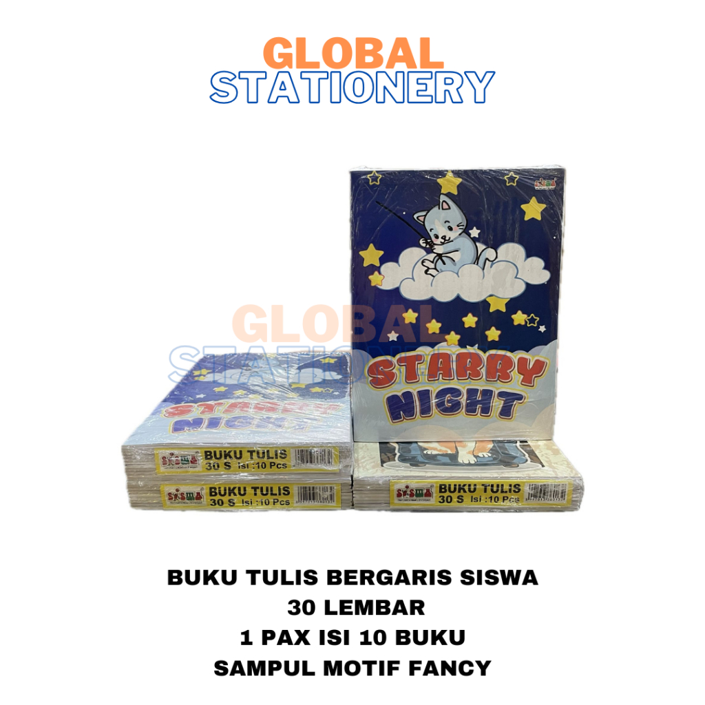 

BUKU TULIS BERGARIS SISWA 30 LEMBAR MOTIF FANCY KWARTO ANAK SEKOLAH BUKU CATATAN SEKOLAH