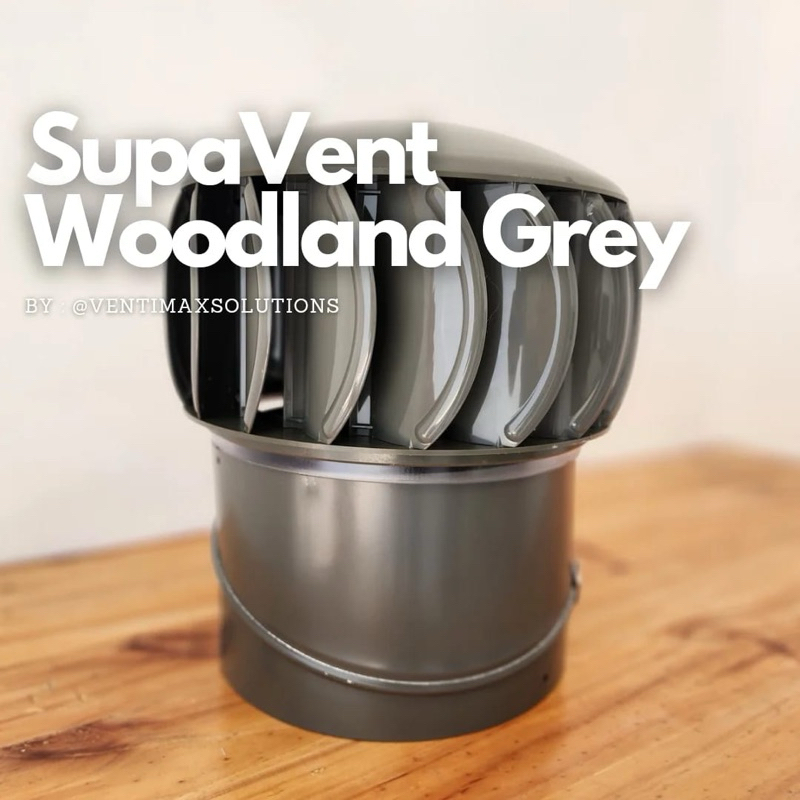 SUPAVENT Turbin Ventilator Rumah Gudang Pabrik Ventimax - Woodland Grey