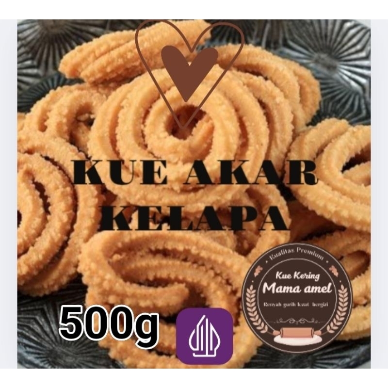 

CEMILAN/KUE AKAR KELAPA 500G /KUE KERING /KUE ASIN/MANIS