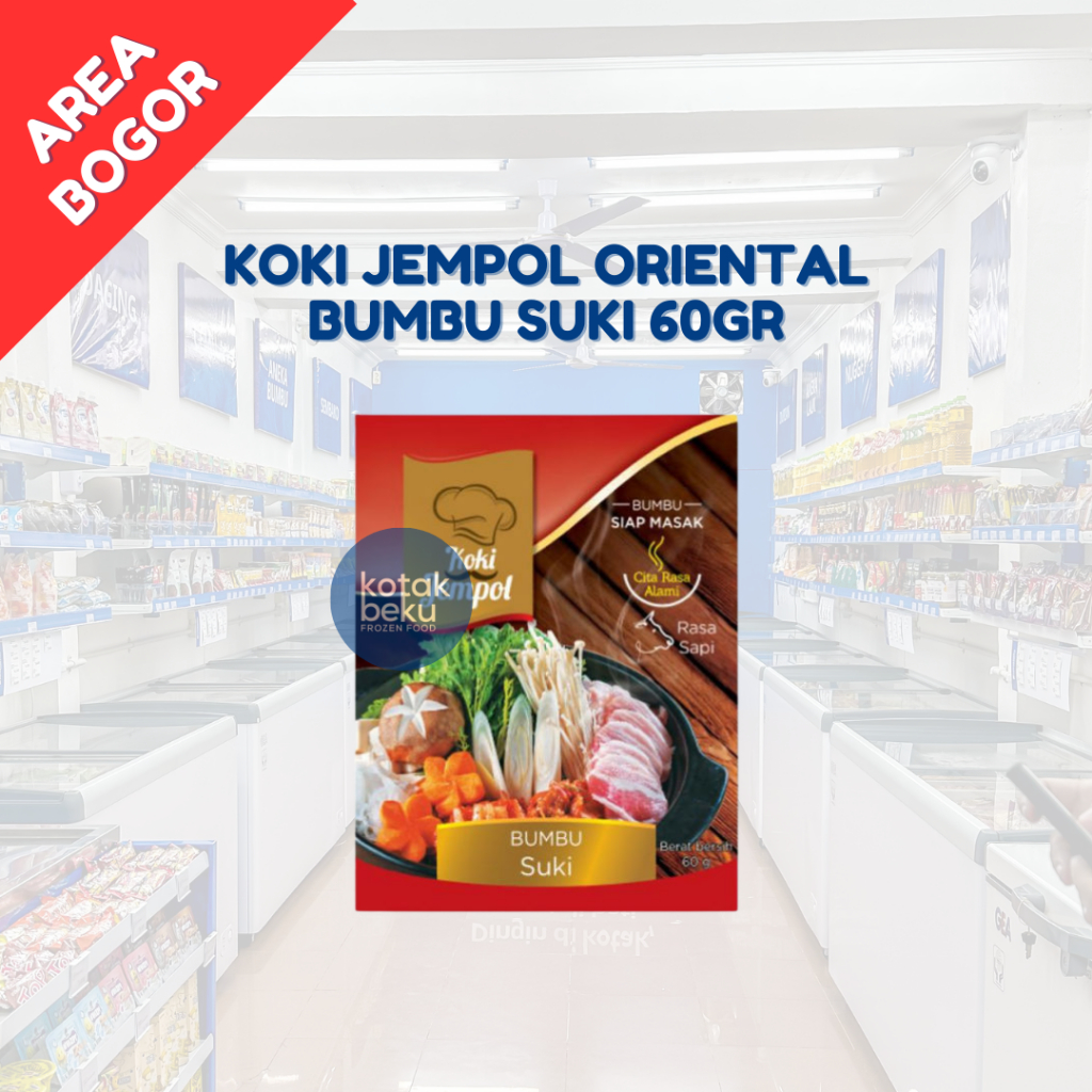 

KOKI JEMPOL - MASAKAN ORIENTAL - BUMBU SUKI 60GR