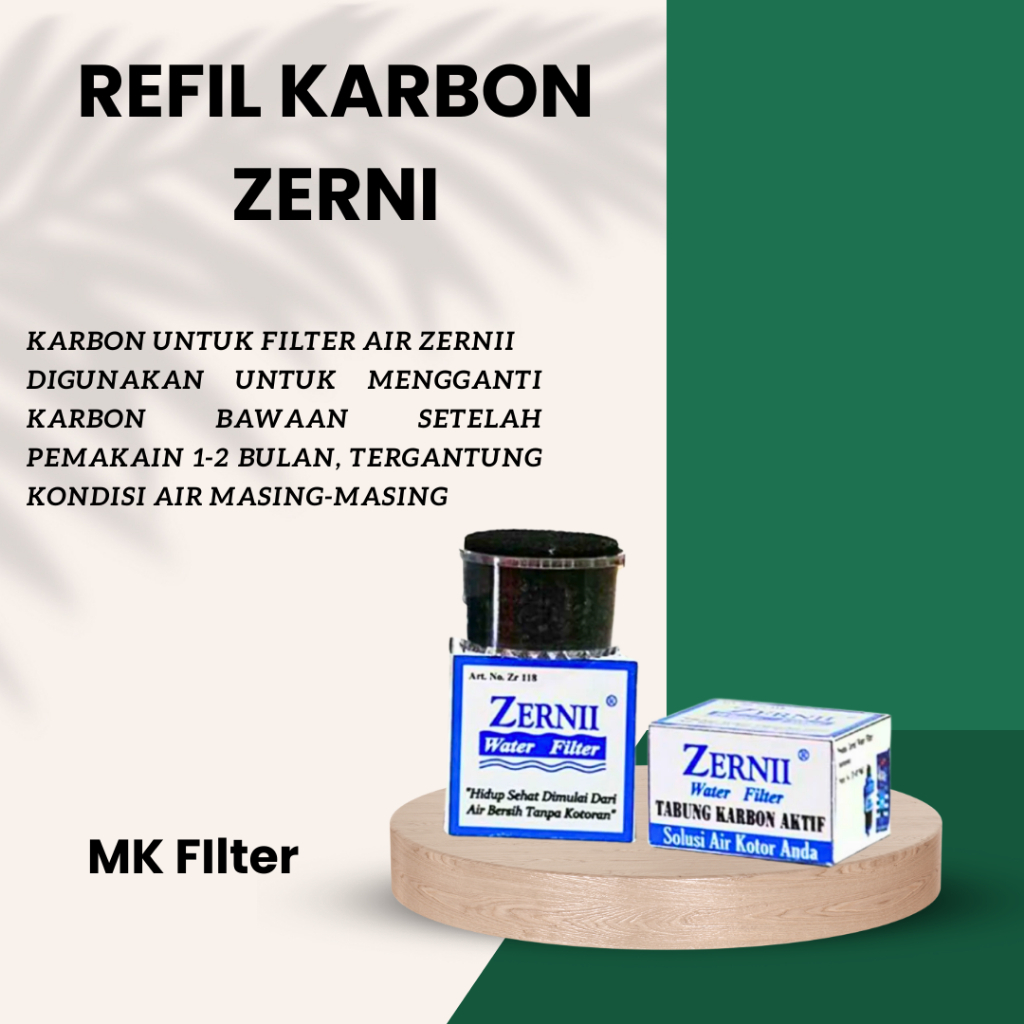 Refil Karbon Aktif Zerni/ karbon aktif