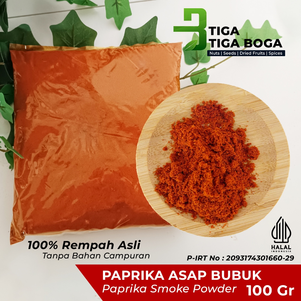 

Bumbu BBQ Paprika Asap Bubuk Alami | Paprika Smoke Powder 100% Murni